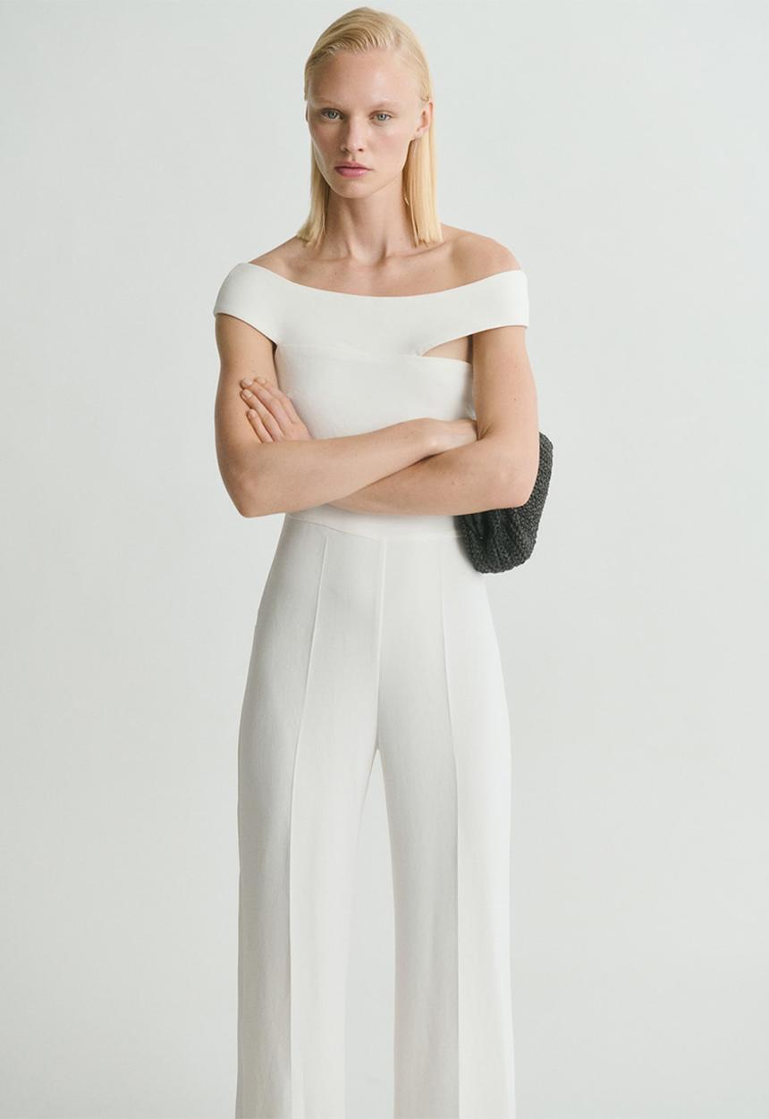 MANGO - Jumpsuit Mono Yep - natural