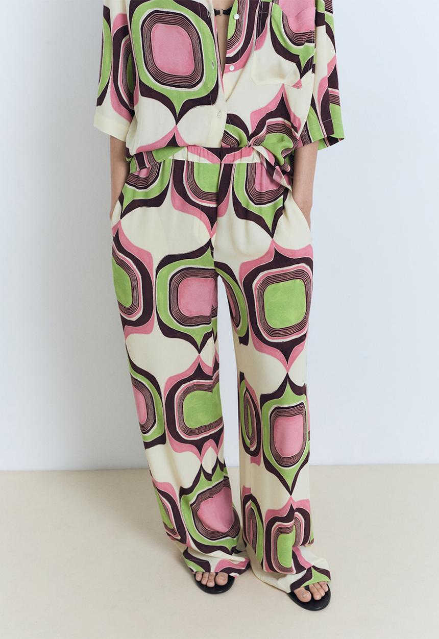 MANGO - Trousers emilia -  light beige