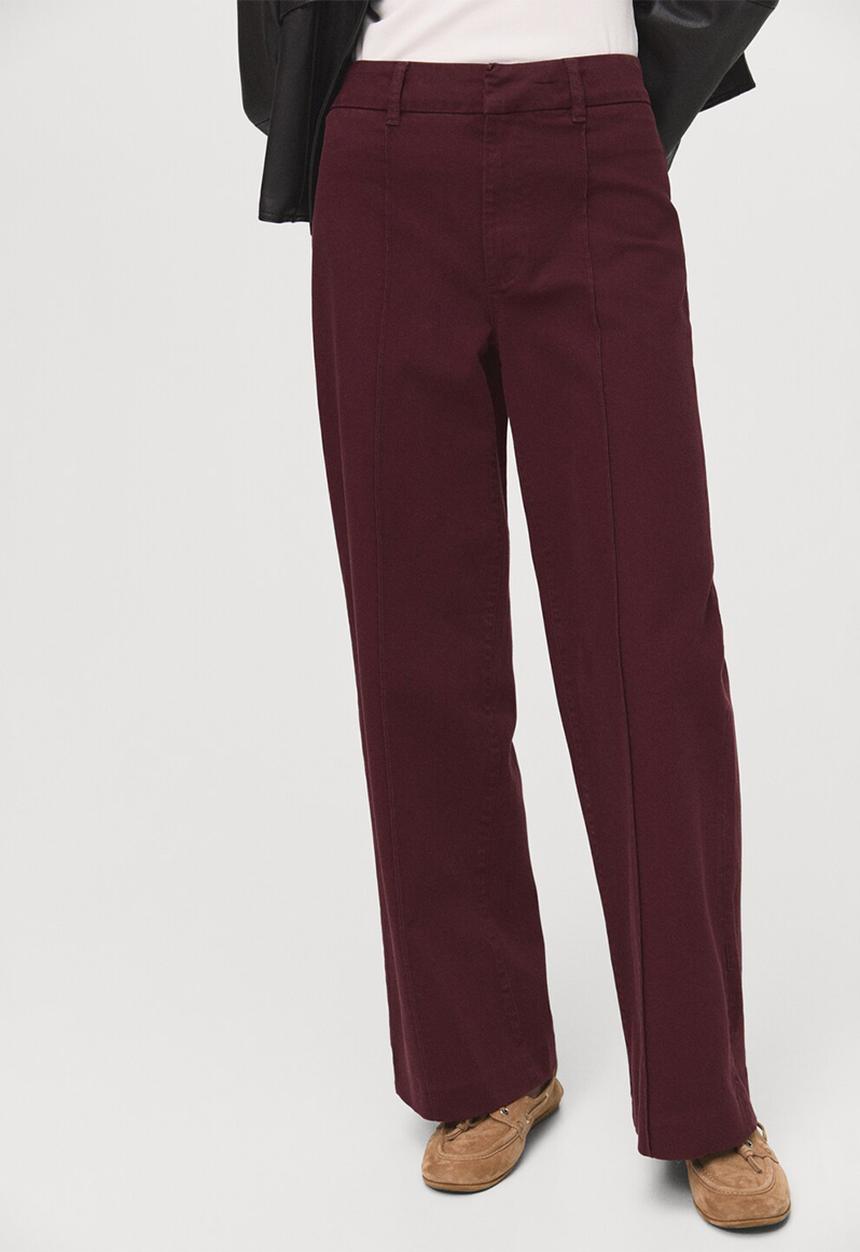 MANGO - Jeans paloma - dark red