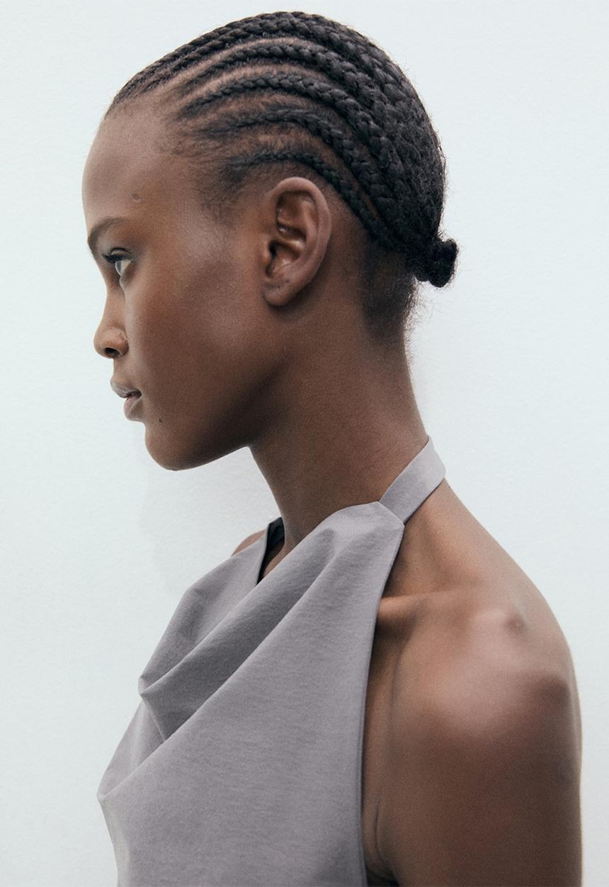 MANGO - Top mali - gray