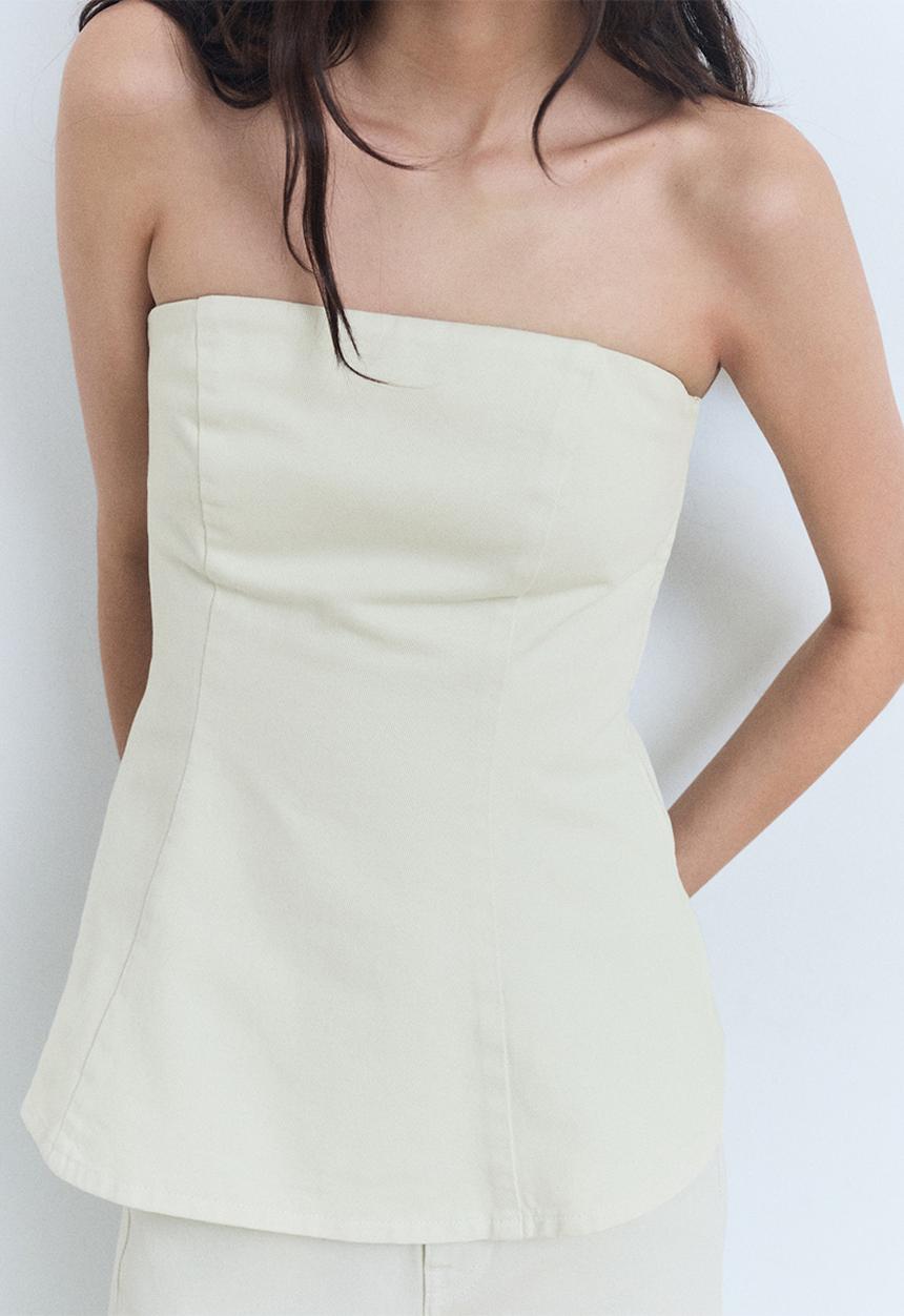 MANGO - Top mila - light/ pastel green