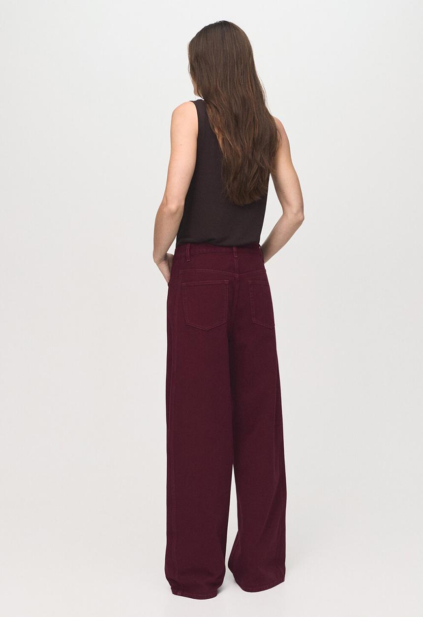 MANGO - Jeans camilla - dark red