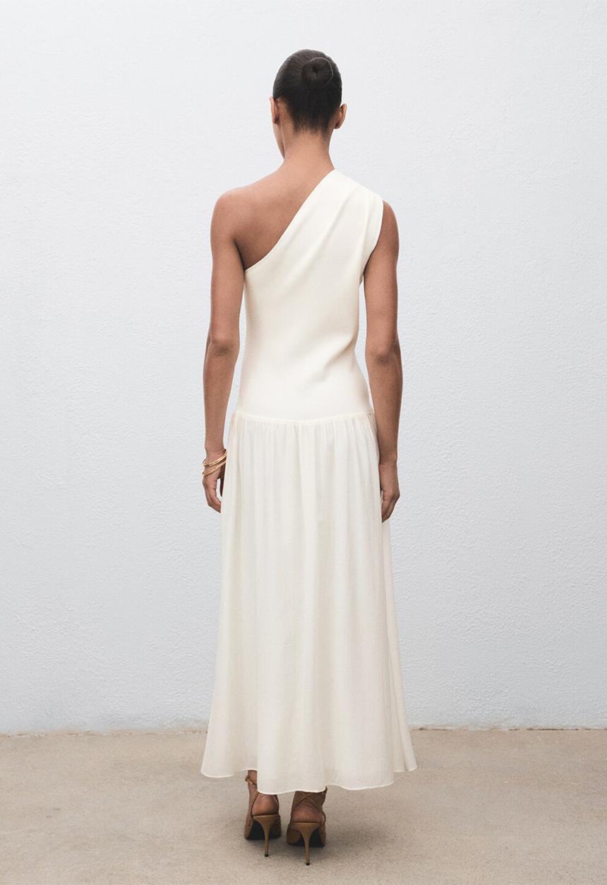 MANGO - Dress andalo -  light beige