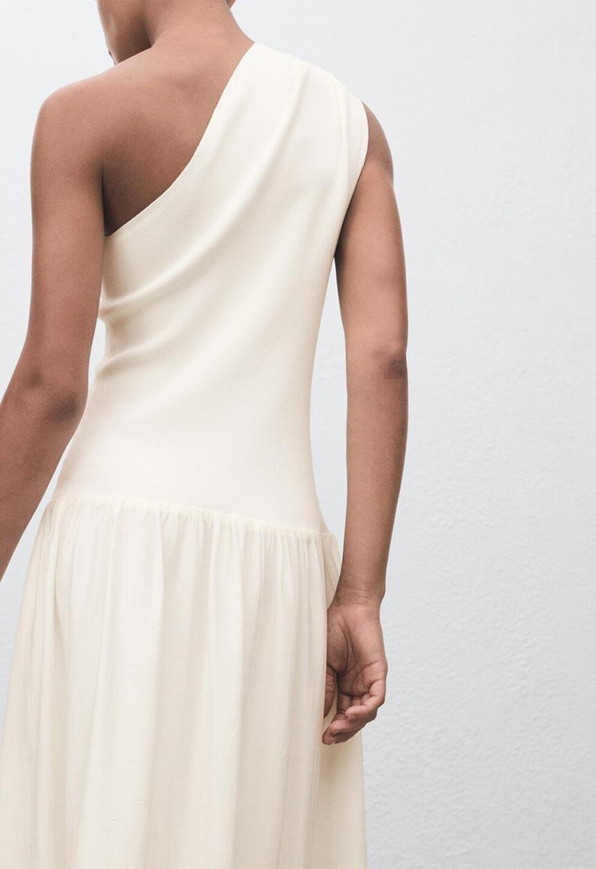 MANGO - Dress andalo -  light beige