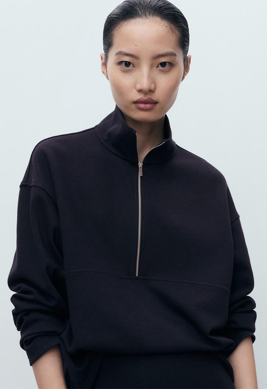 MANGO - Sweatshirt picol - midnight navy