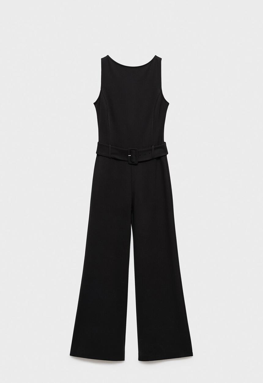 MANGO - Jumpsuit belty -  black