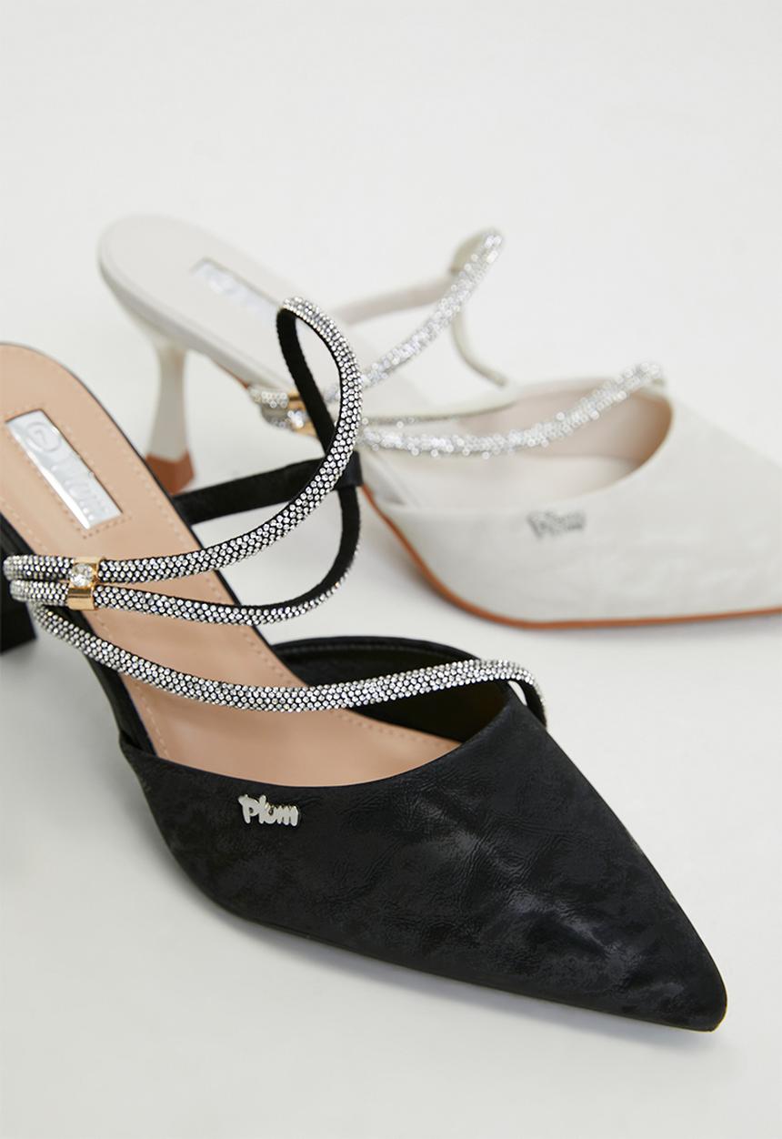 Plum - Elora Closed Toe Ankle Strap - Neutral