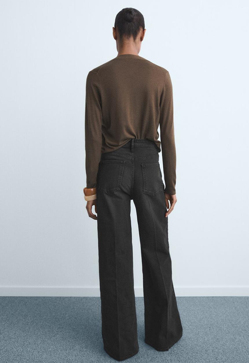 MANGO - Jeans elise - open-grey
