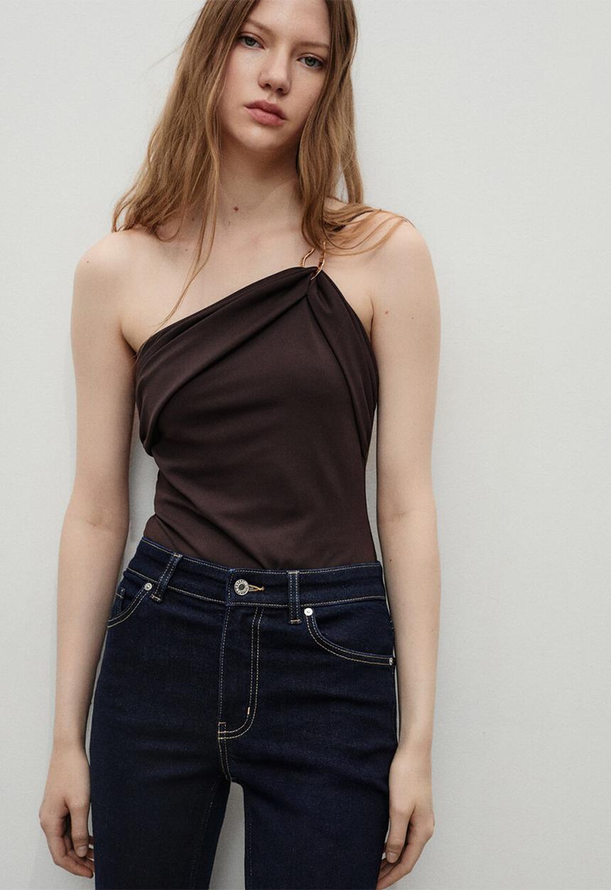 MANGO - Jeans sienna - open blue