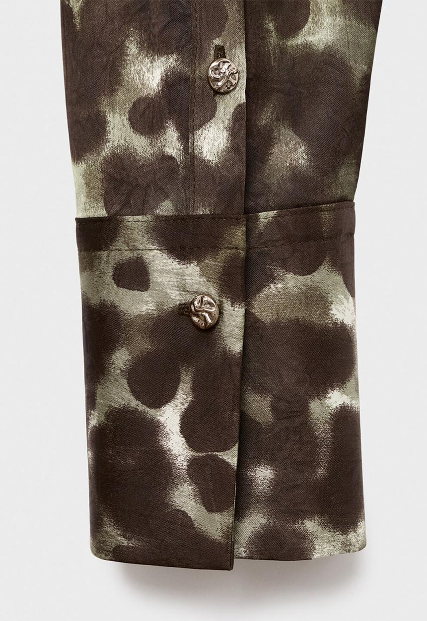 MANGO - Dress camila - beige/ khaki
