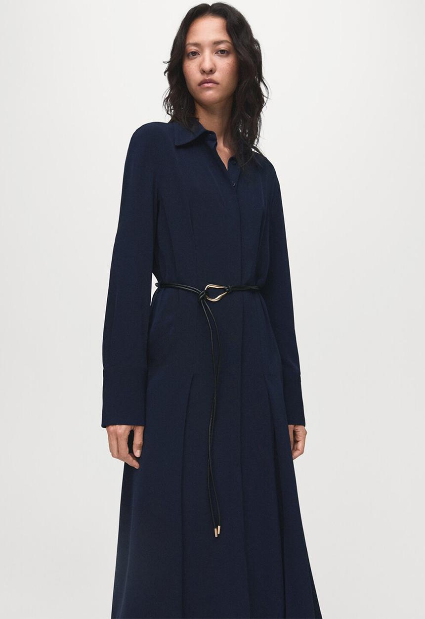 MANGO - Dress cadet - midnight navy
