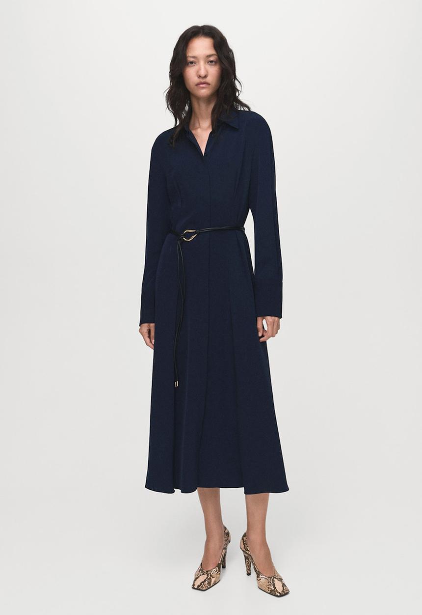 MANGO - Dress cadet - midnight navy