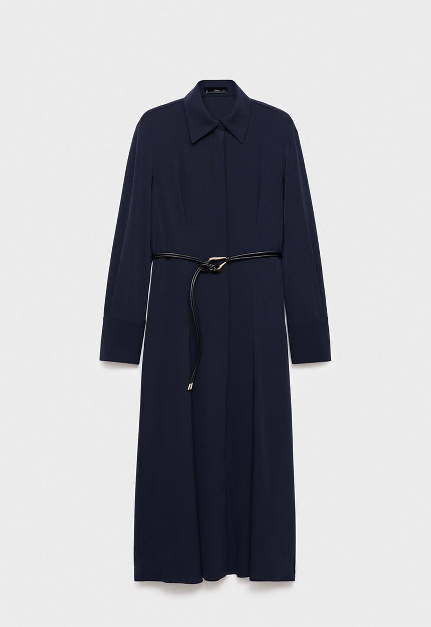 MANGO - Dress cadet - midnight navy