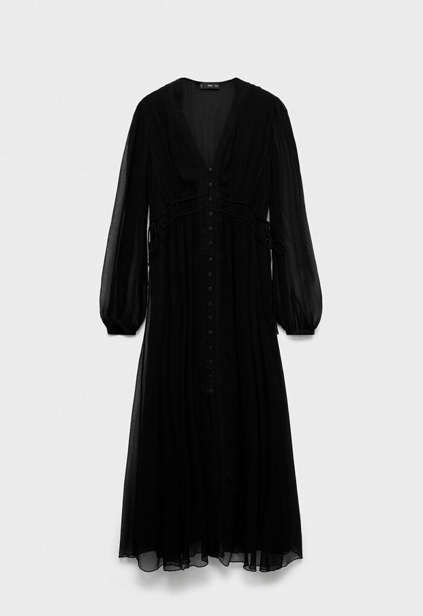 MANGO - Dress mellow - black