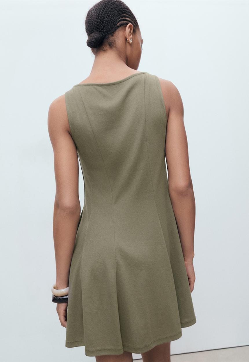 MANGO - Dress sicily - khaki