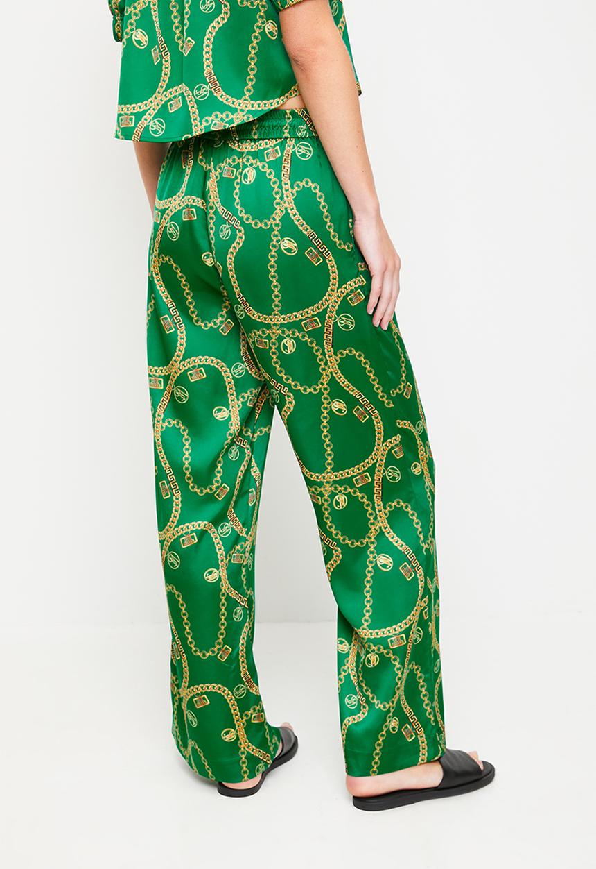 Steve Madden - Ladies wendy wide leg pant - green