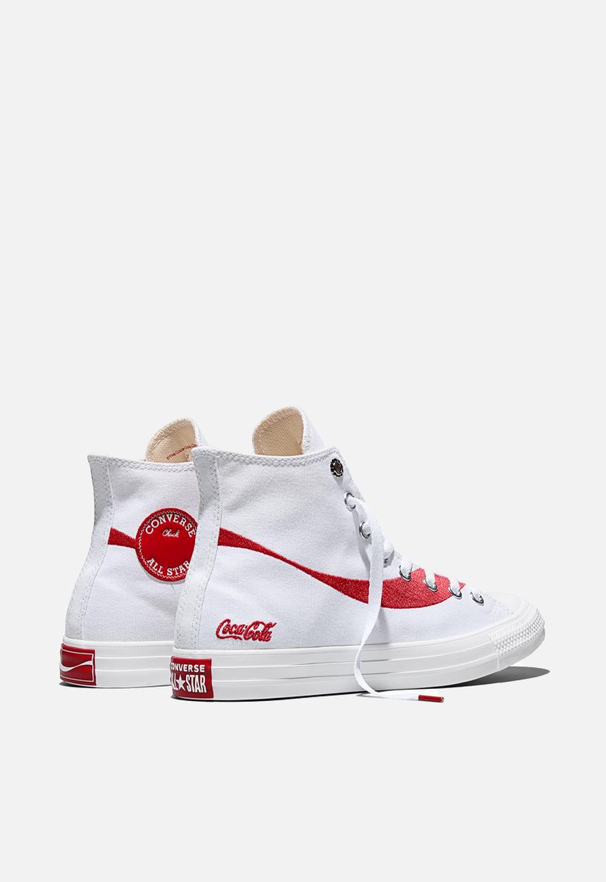 Converse - All star hi chuck taylor coca cola - white