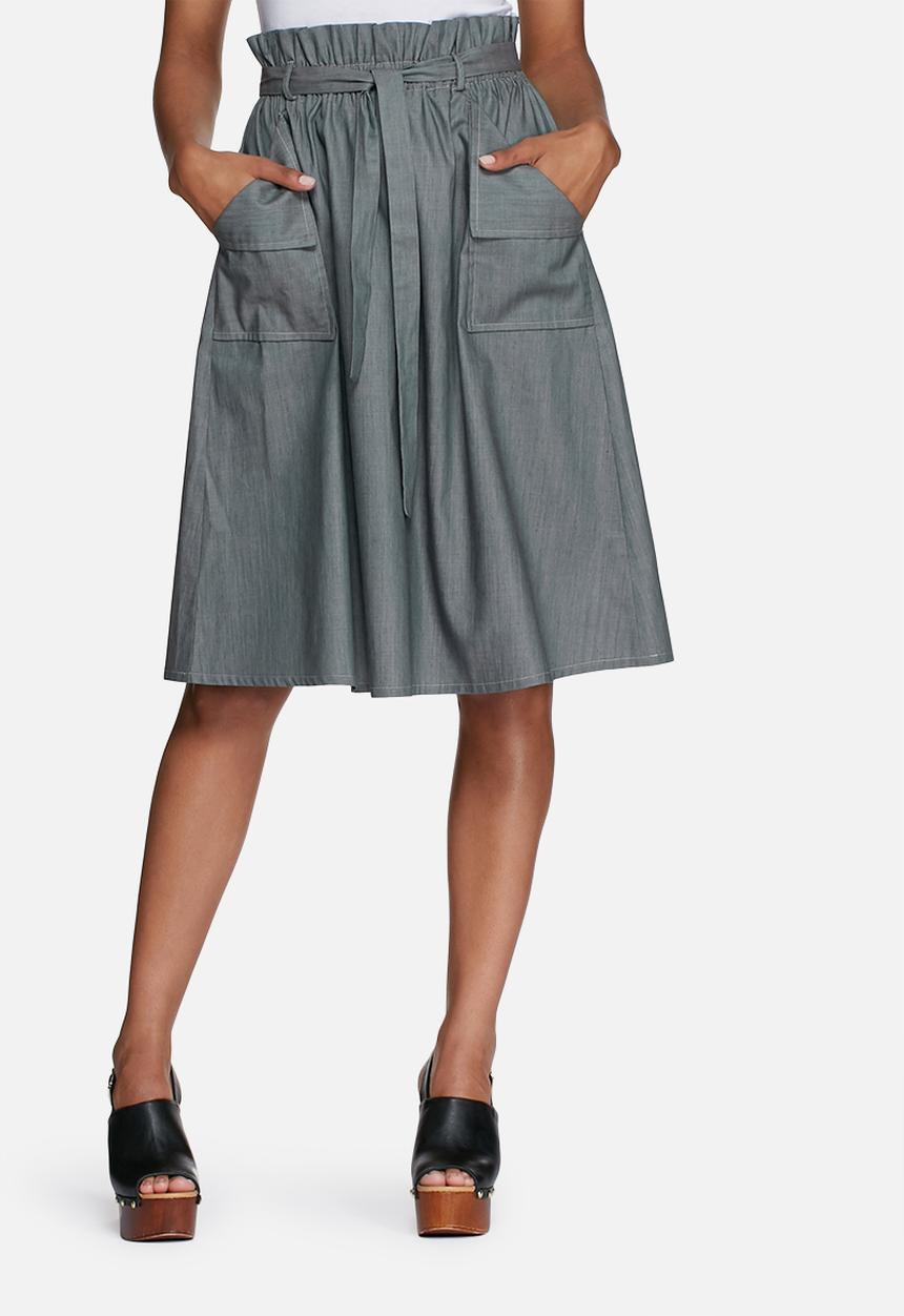 dailyfriday - Paperbag waisted skirt with pockets