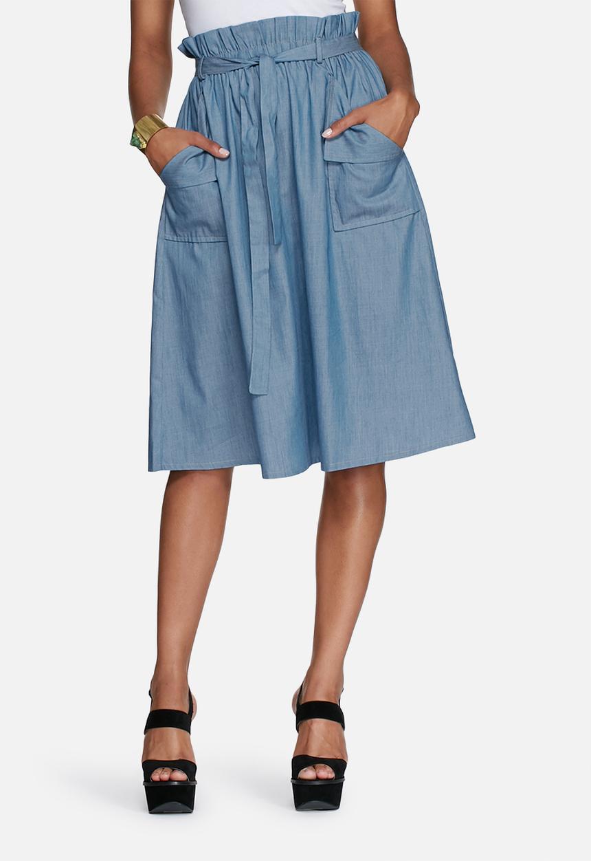dailyfriday - Paperbag waisted skirt with pockets