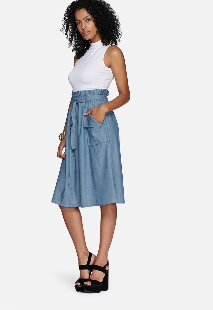 dailyfriday - Paperbag waisted skirt with pockets