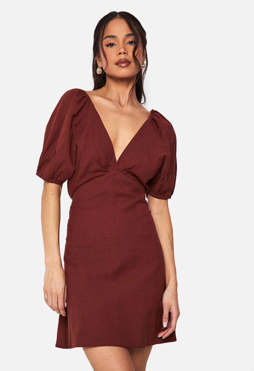 sachin and babi light blue dress Red Flutter Sleeve Mini Dress - All Dresses main image 0