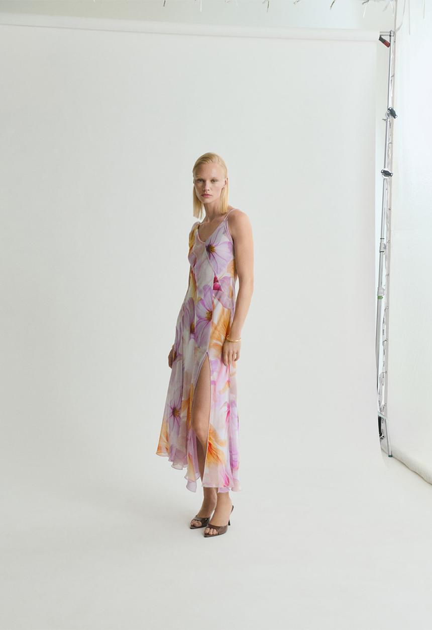 MANGO - Dress paula - purple