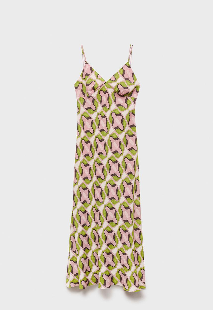 MANGO - Vestido cosmo - light pastel pink
