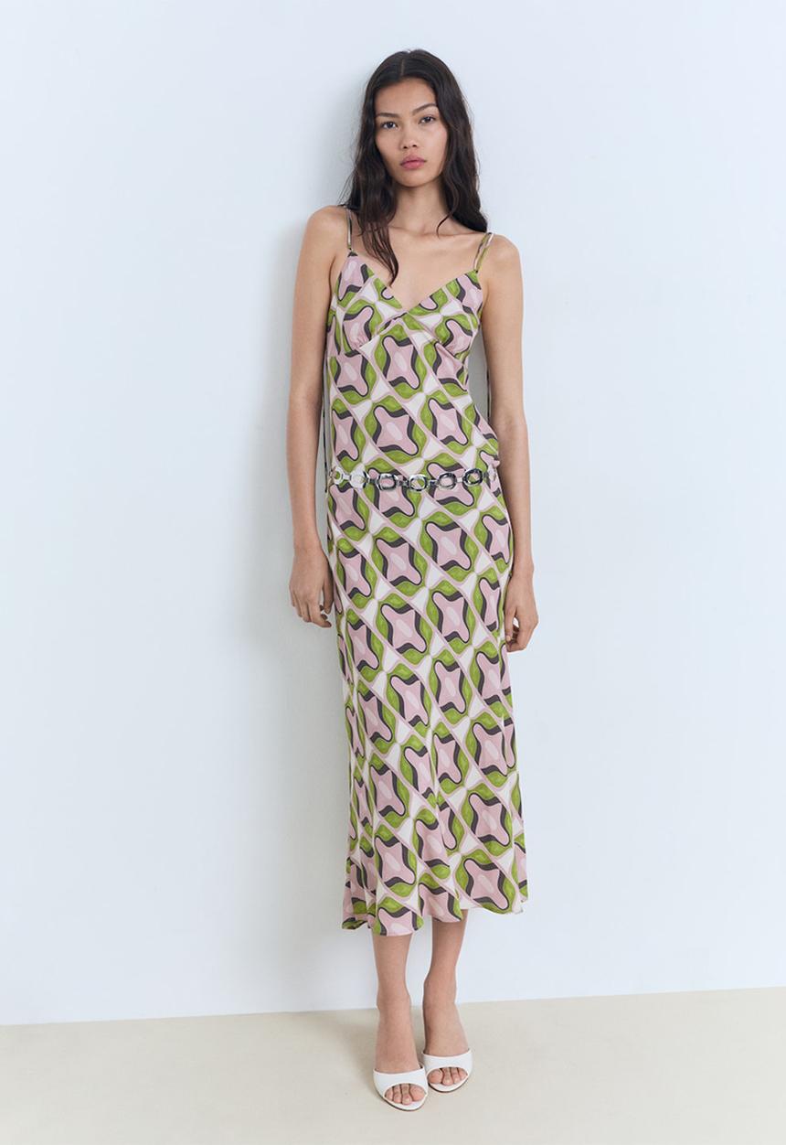 MANGO - Vestido cosmo - light pastel pink