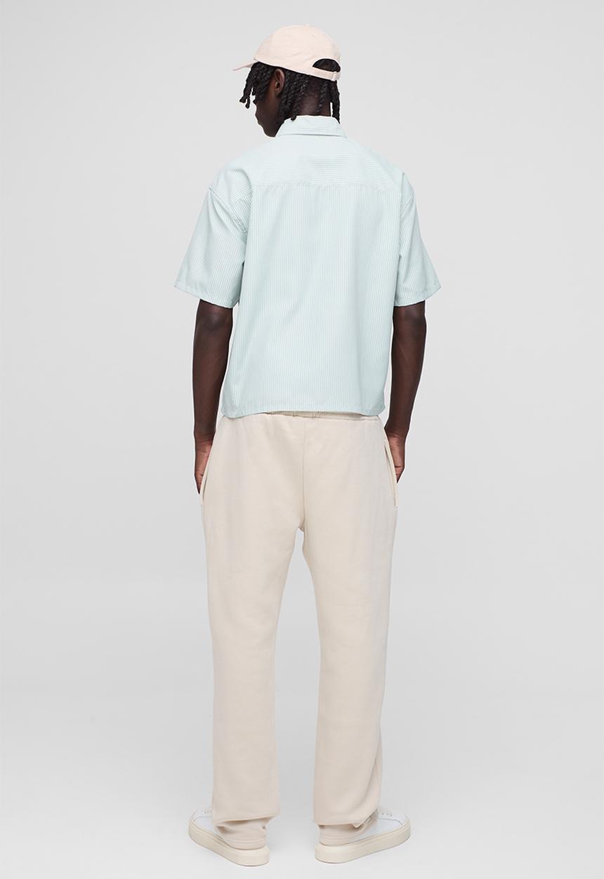 boohooMAN - Oversized Boxy One Pocket Collared Shirt - Green