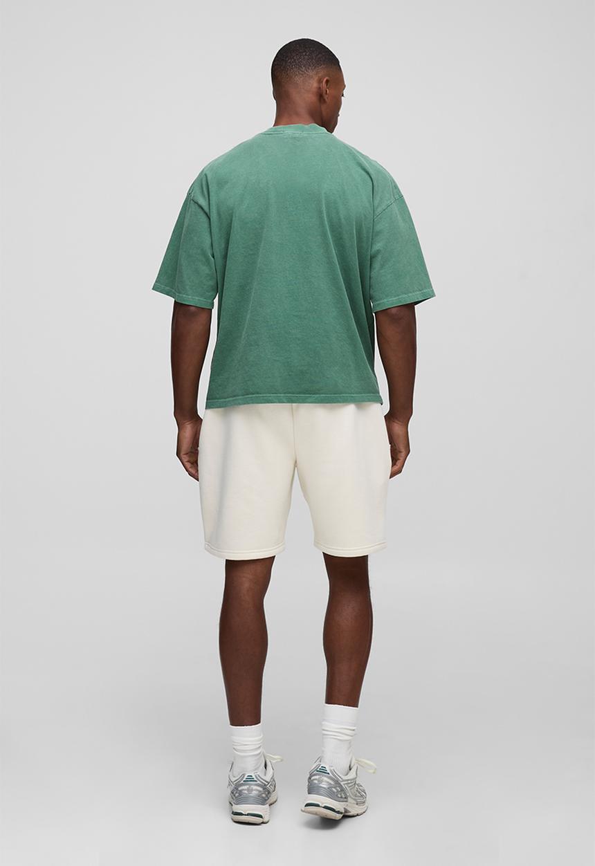 boohooMAN - Oversized Boxy NYC Marathon Leisure Wash T-shirt - Forest