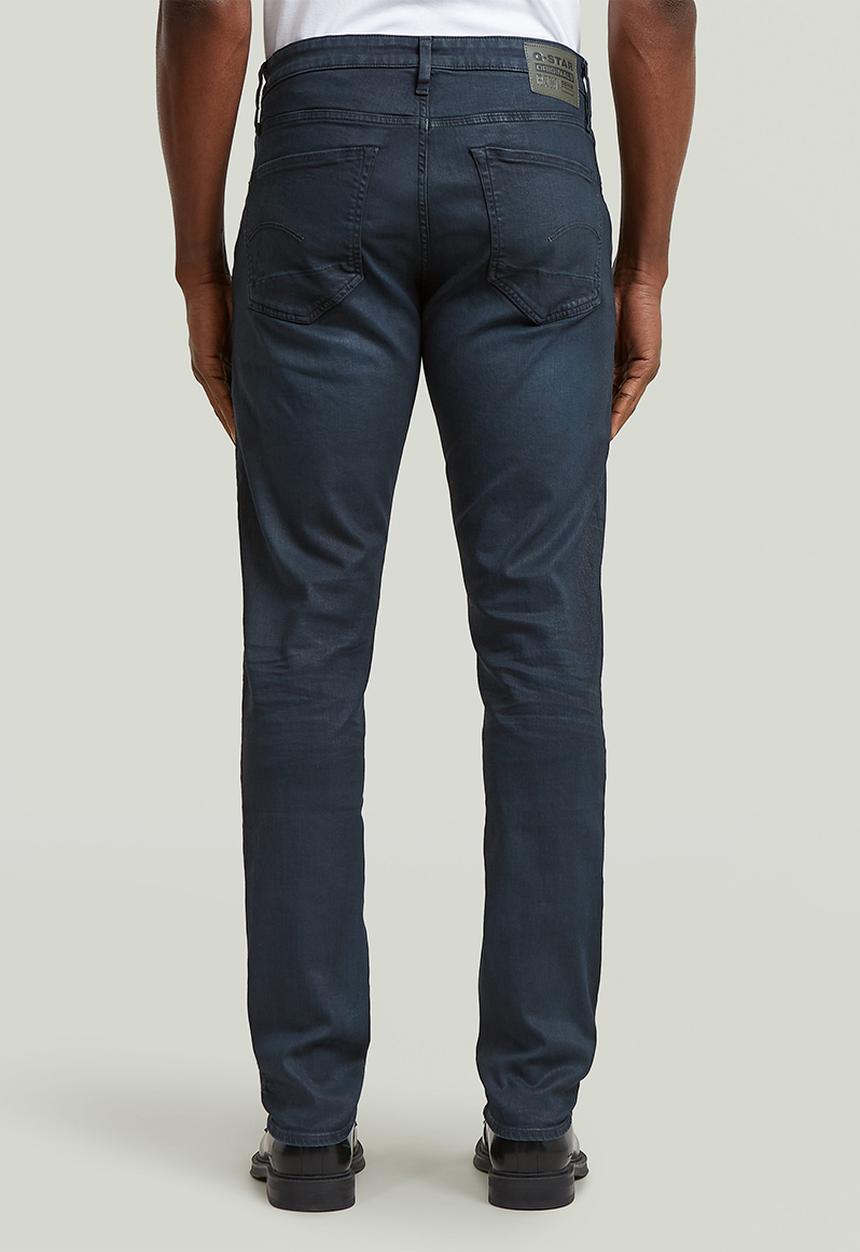 G-STAR - 3301 Slim - Semi coated blue