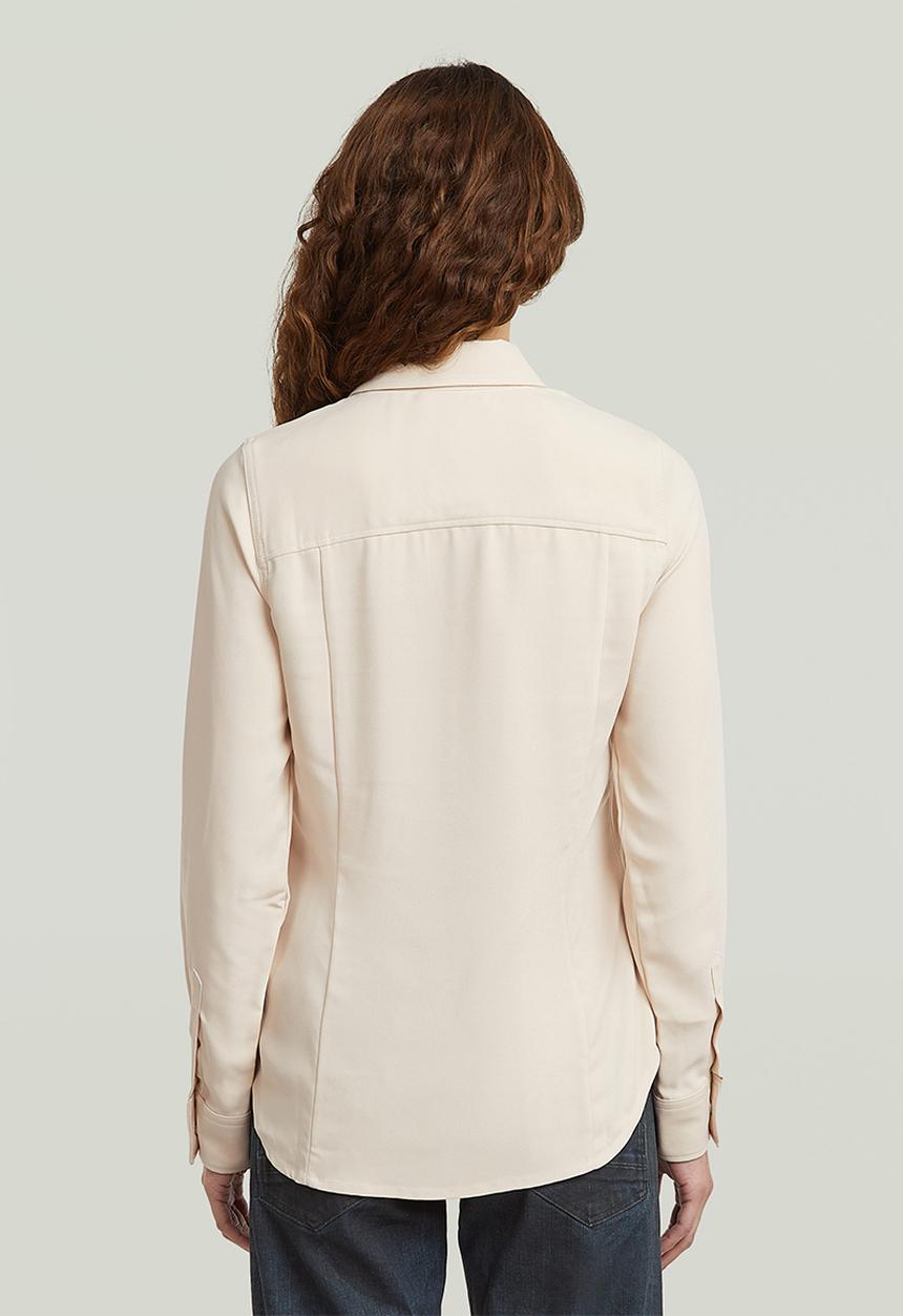 G-STAR - Slim Western l\s Shirt Wmn - White