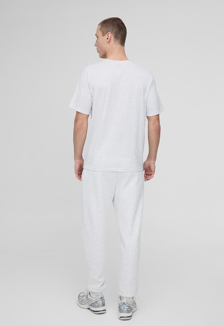 boohooMAN - Regular Fit Basic Crew Neck T-shirt - Grey Marl