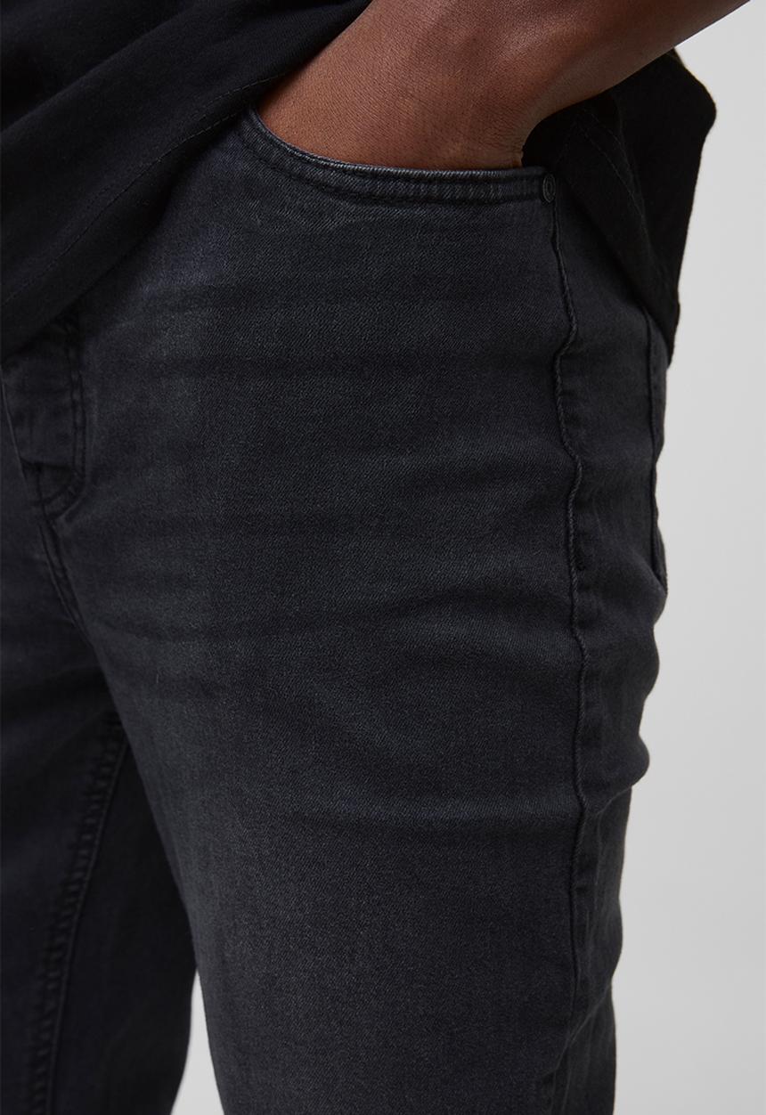 boohooMAN - Skinny Stretch Jean in Charcoal - Charcoal