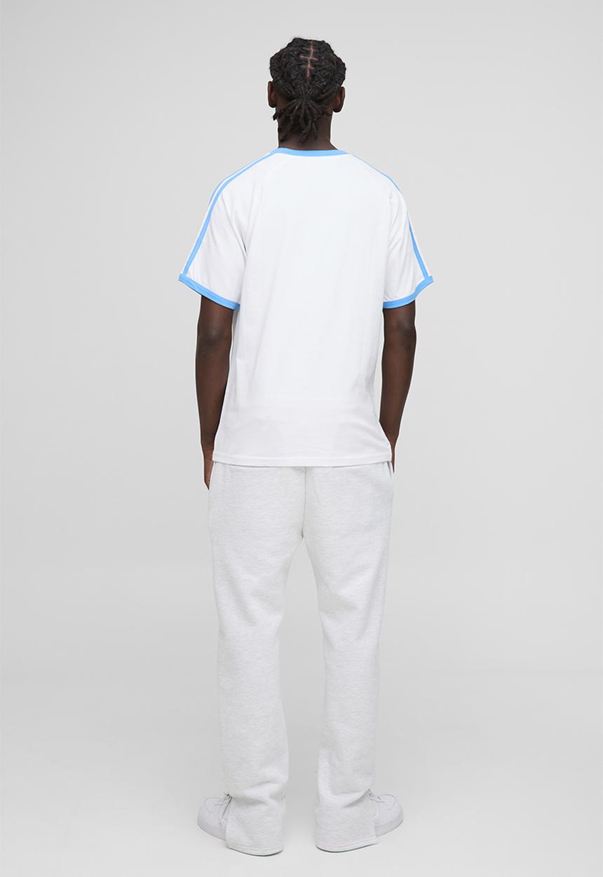 boohooMAN - Regular Fit Man Raglan Sleeve Ringer T-Shirt - White