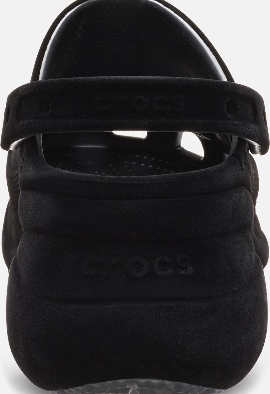 Crocs - Bae velvet clog- black