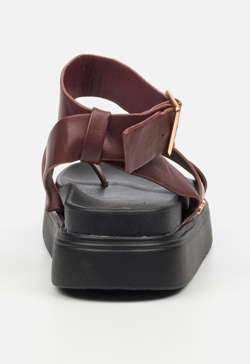 Rock & Co - Absolut 2 toe loop chunky sandal - wine combo