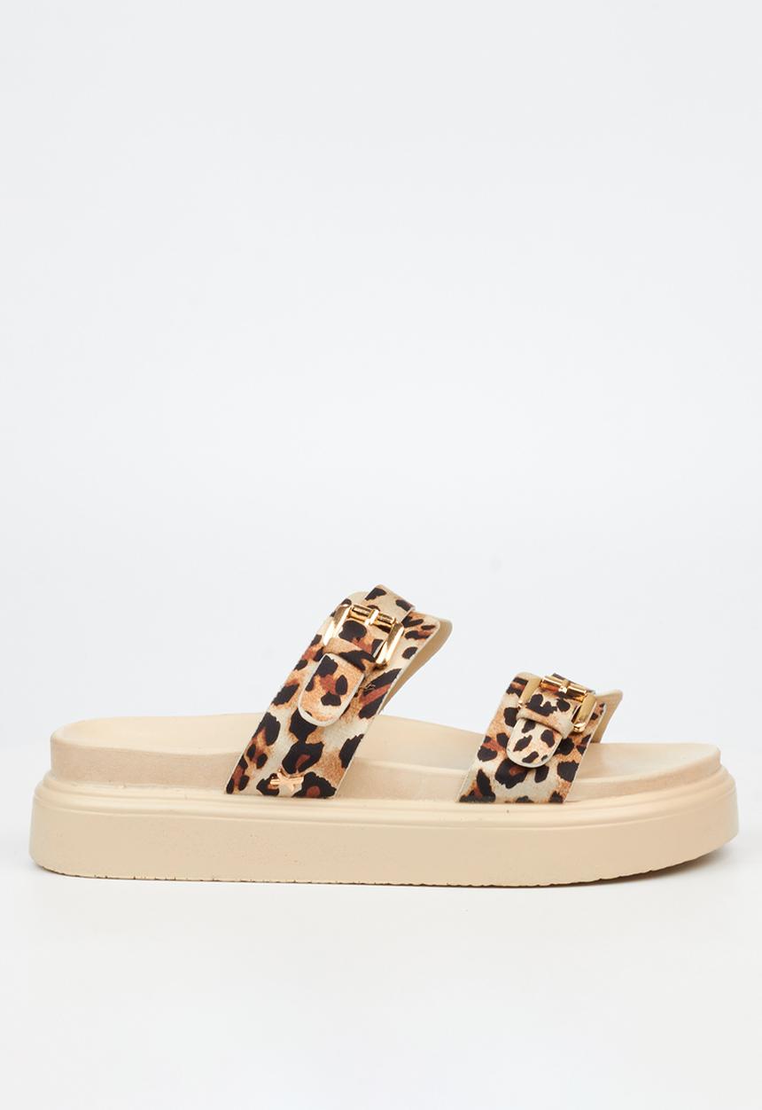 Rock & Co - Absolut 3 double strap sandal - leopard