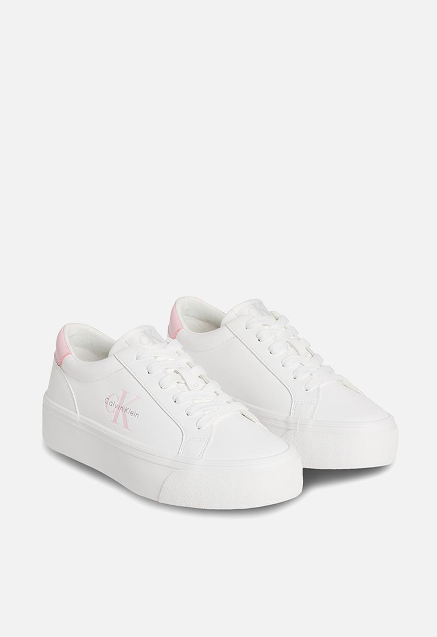 Calvin Klein - Vulcanized Flatform - Bright White/Sweet Pink
