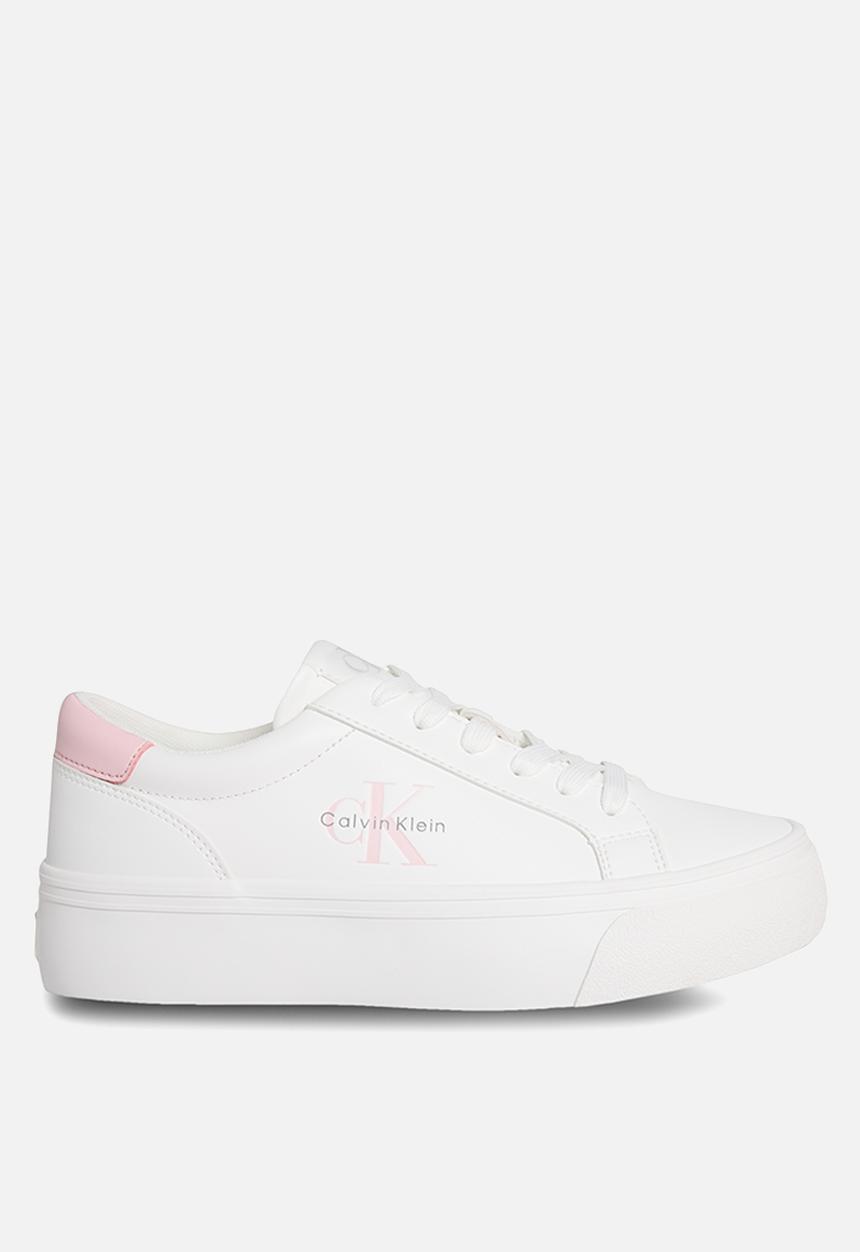 Calvin Klein - Vulcanized Flatform - Bright White/Sweet Pink