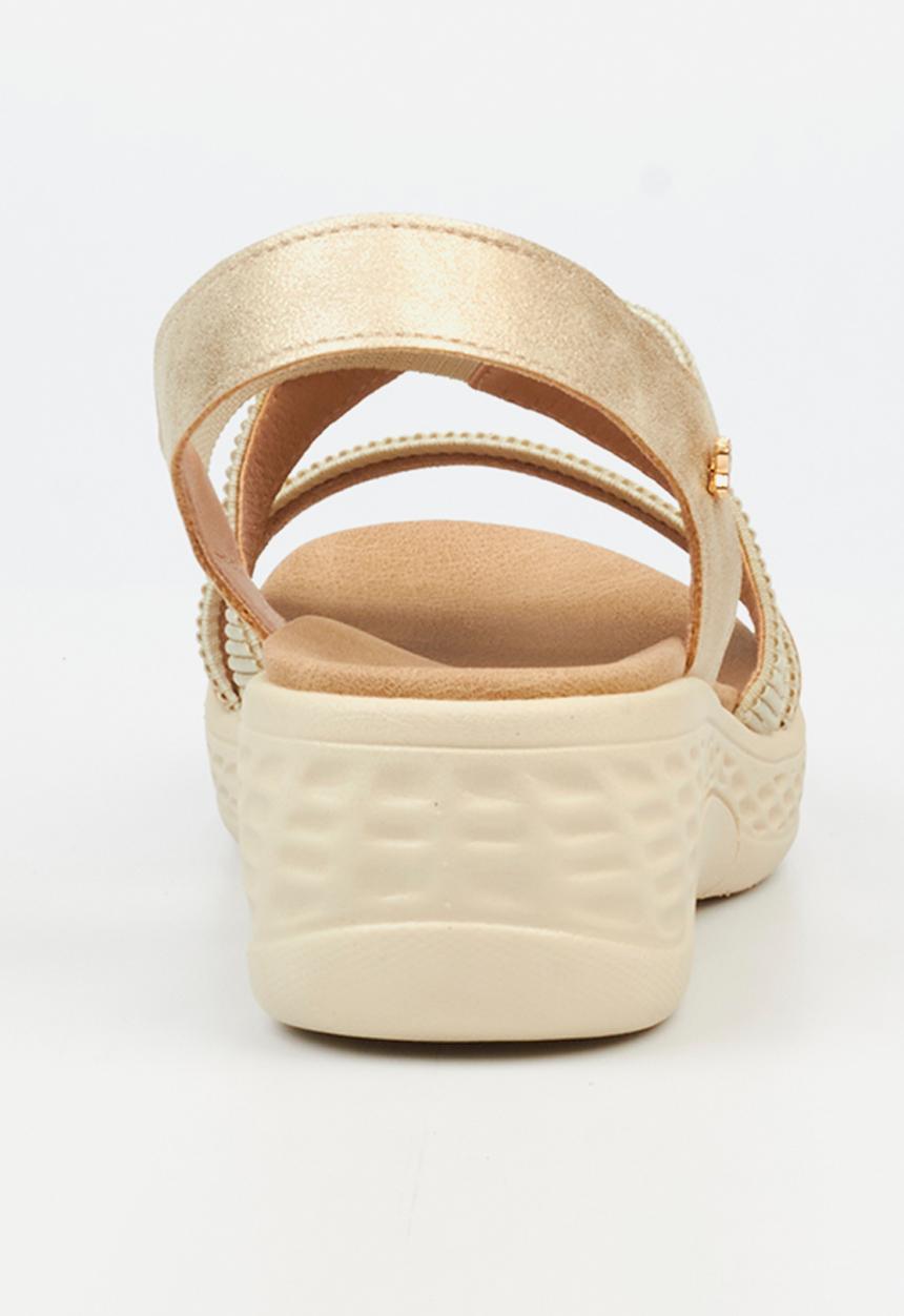 Butterfly Feet - Crest 1 Open Toe Slingback - Neutral