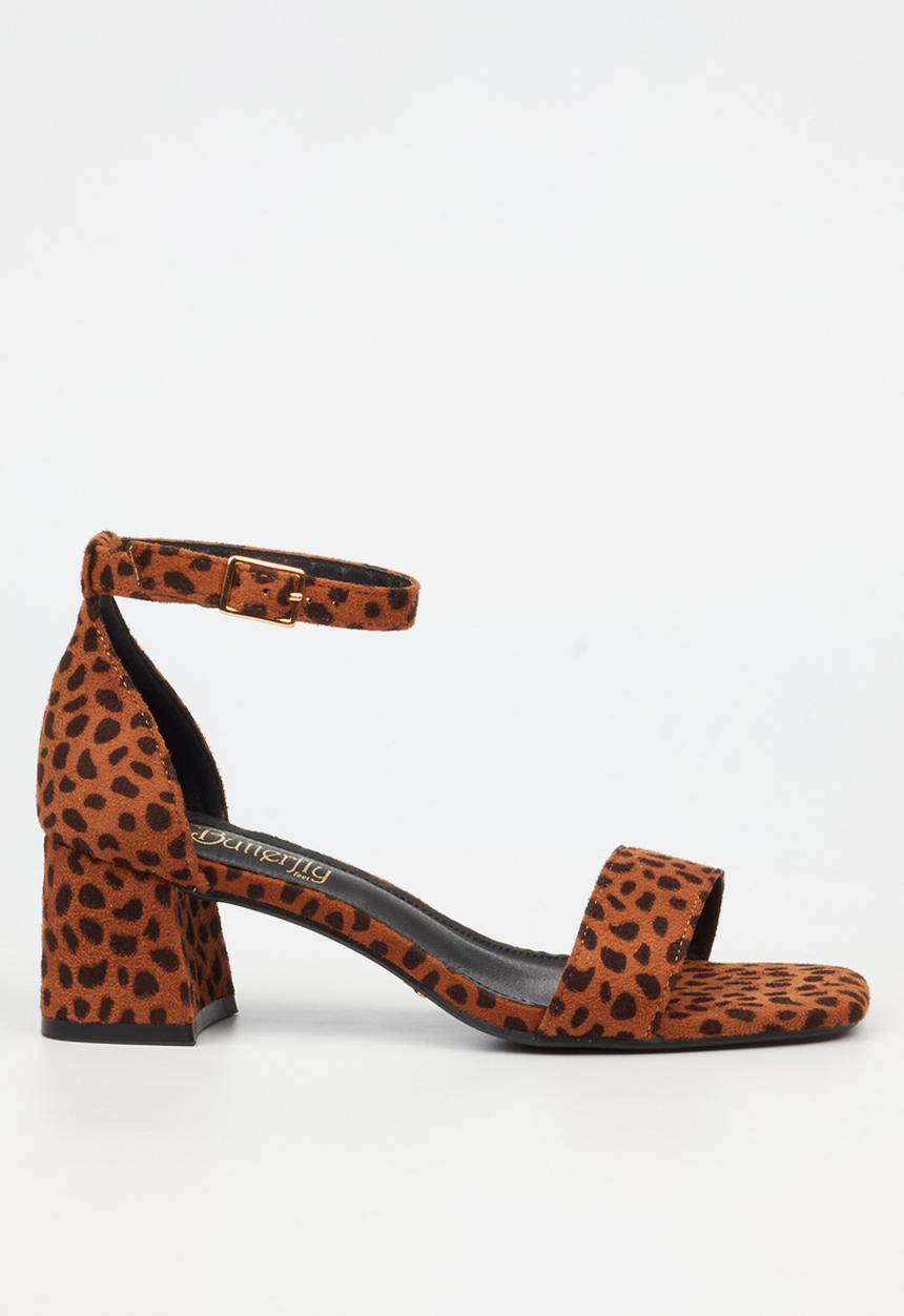Butterfly Feet - Germaine 1 Open Toe Ankle Strap - Brown