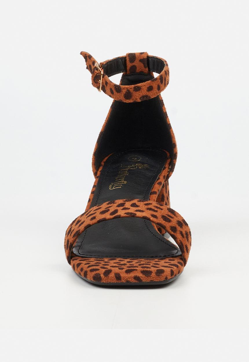Butterfly Feet - Germaine 1 Open Toe Ankle Strap - Brown