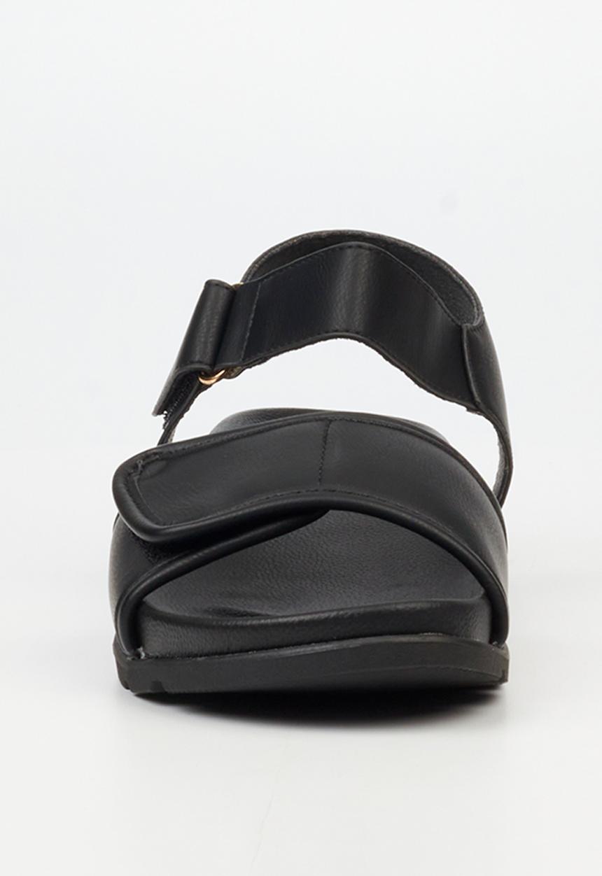 Butterfly Feet - Harlan 1 Open Toe Ankle Strap - Black