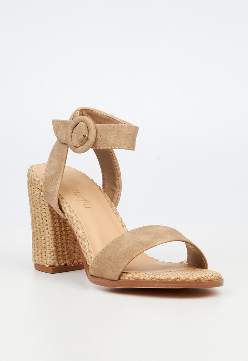 Butterfly Feet - Imogene 1 Open Toe Ankle Strap - Neutral
