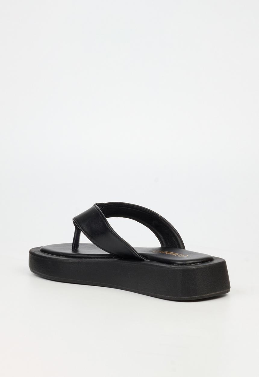 Viabeach - Coconut 30 Thick Toe Thong Sandal - Black
