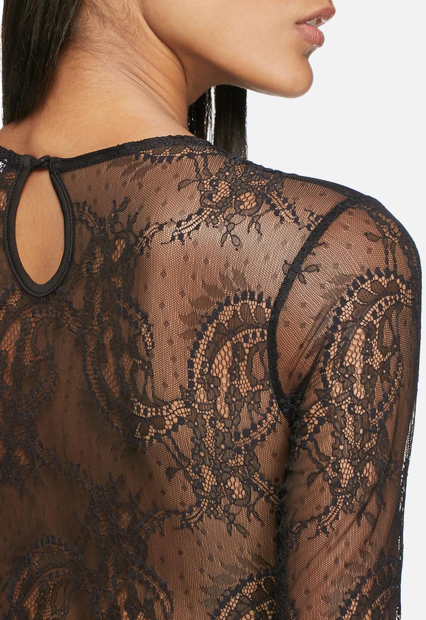 Glamorous - Lace V-neck bodysuit