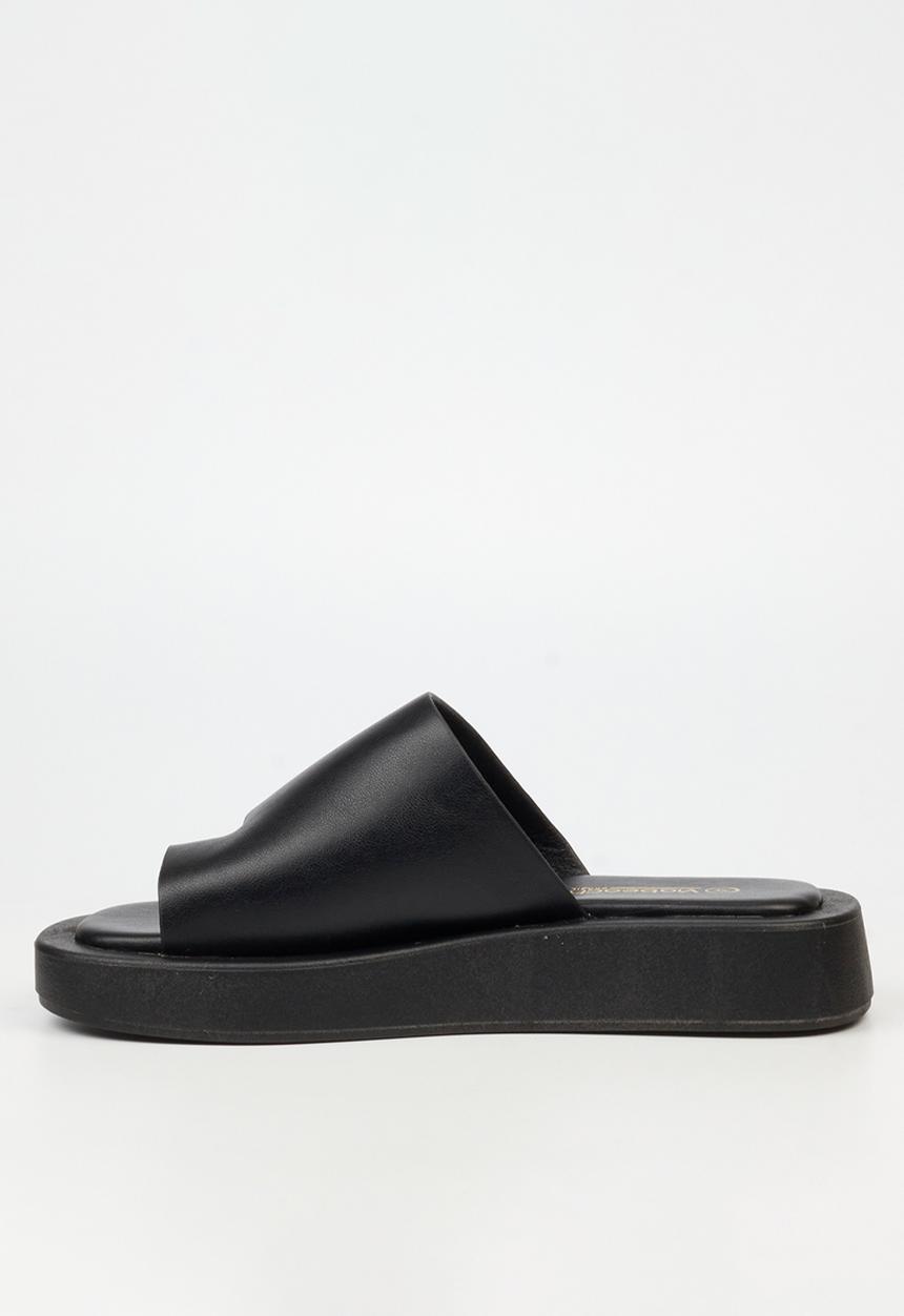 Viabeach - Coconut 27 Thick Toe Loop Slide Sandal - Black