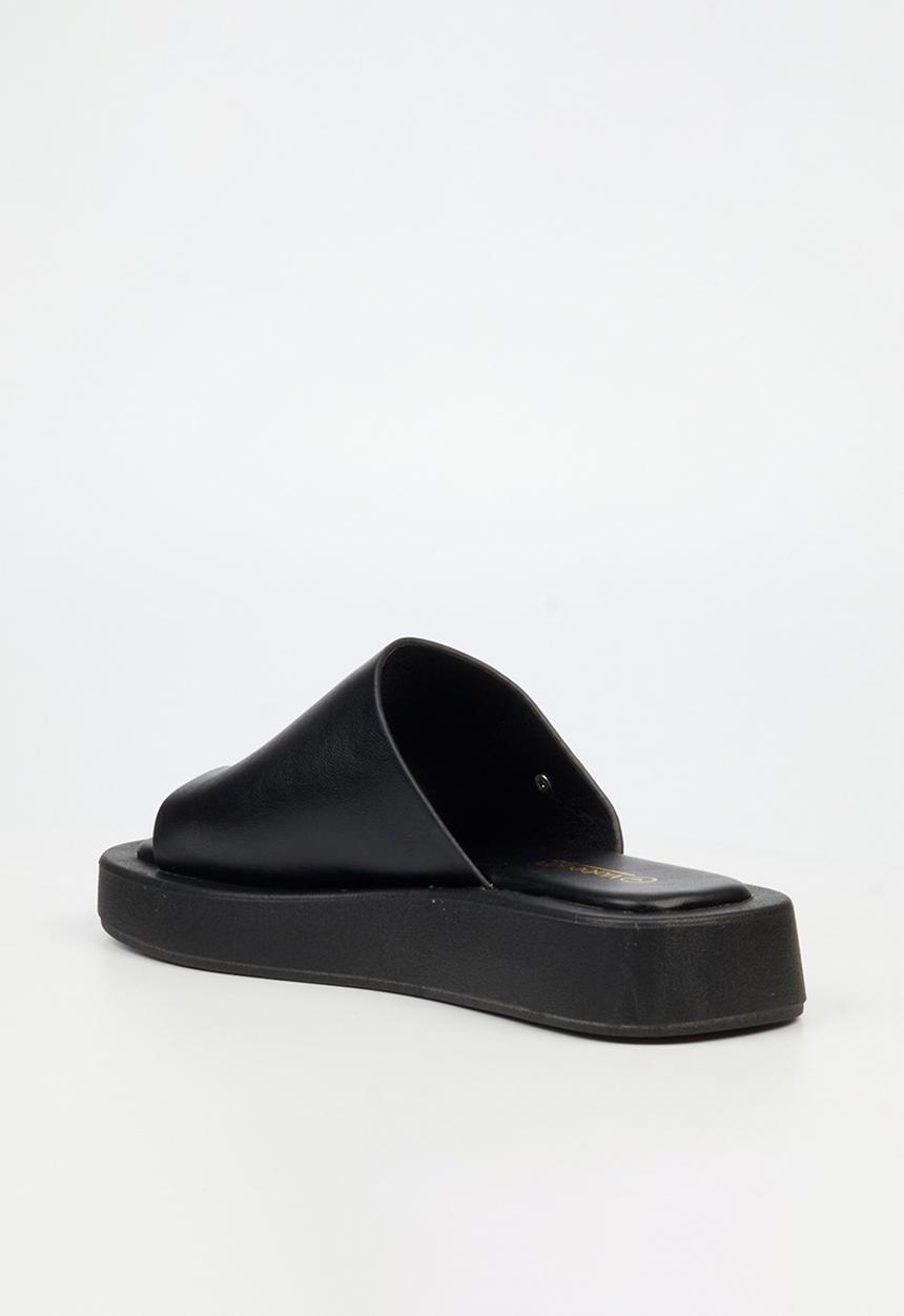 Viabeach - Coconut 27 Thick Toe Loop Slide Sandal - Black
