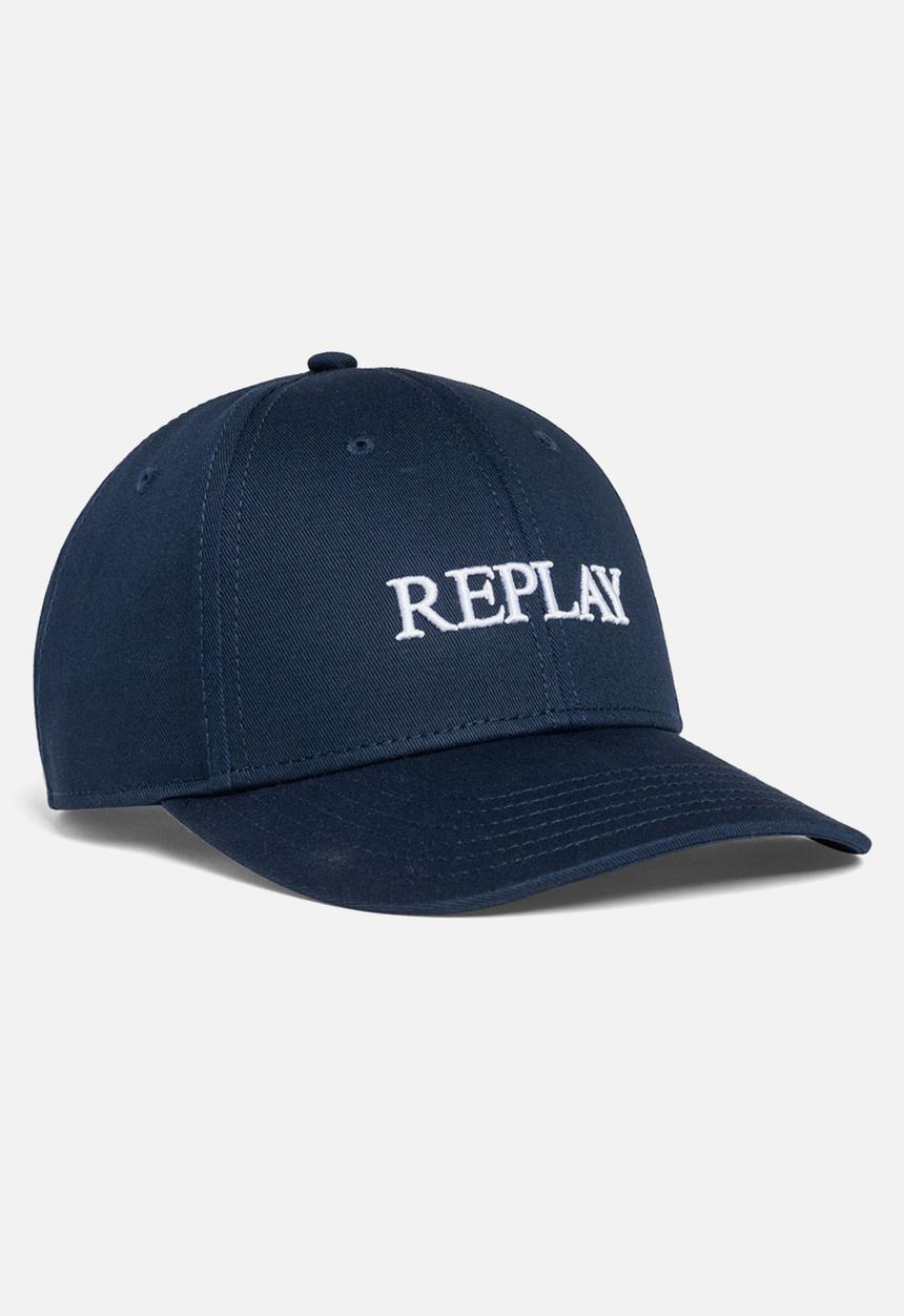 Replay - Heavy Cotton Twill Peak Cap - Majolica Blue